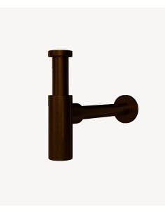 Siphon de lavabo - Moka brossé
