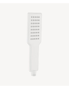 Douchette à main en acier inoxydable 1 jet - Blanc mat