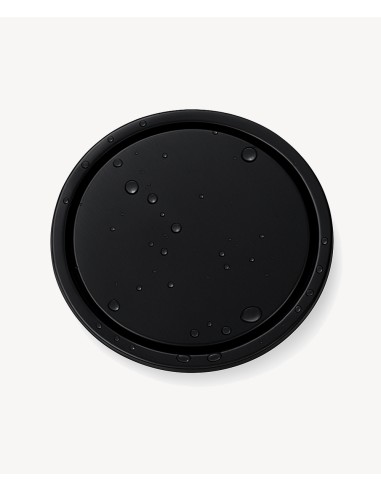 Siphon de sol rond en acier inoxydable - Noir