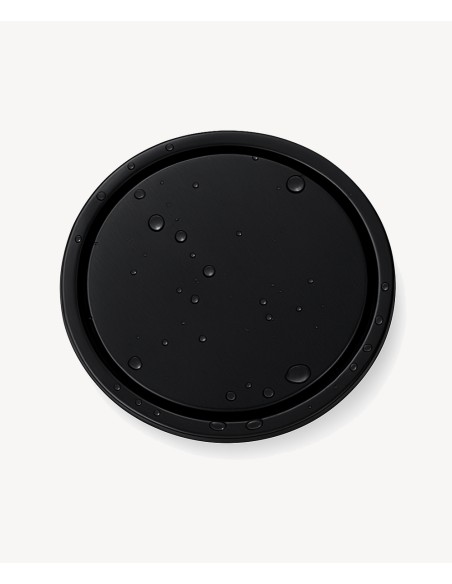 Siphon de sol rond en acier inoxydable - Noir