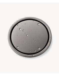 Siphon de sol rond en acier inoxydable - Gun métal