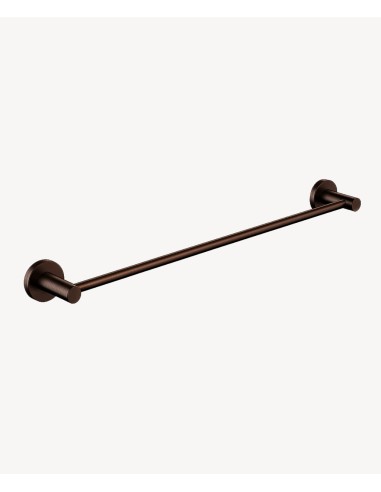 Porte serviettes simple Moka brossé - Corbeau