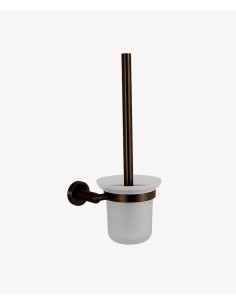 Porte-balai WC Moka brossé - Corbeau