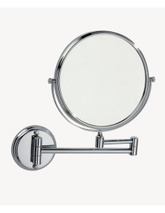 Miroir grossissant rond - Chromé