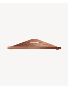 Etagère d'angle inox - Or rose brossé