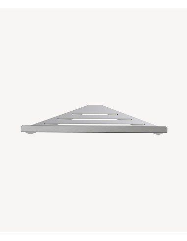 Etagère d'angle inox - Nickel brossé
