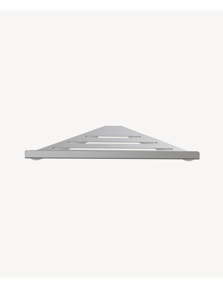Etagère d'angle inox - Nickel brossé