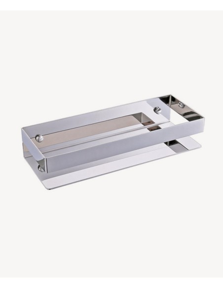Etagère murale en inox 30 cm - Chromé