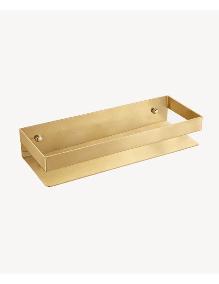 Etagère murale en inox 30 cm - Doré brossé