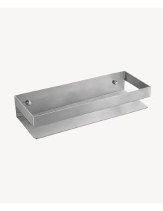 Etagère murale en inox 30 cm - Nickel brossé