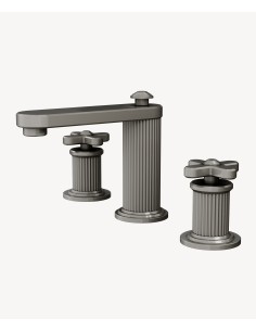Mélangeur de lavabo sur plage Nickel brossé - Hera