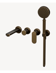 Mitigeur de baignoire à encastrer Bronze - Hera