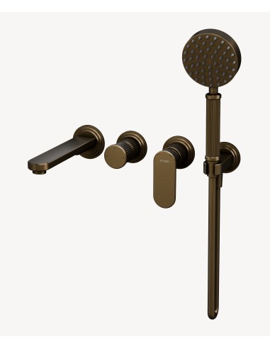 Mitigeur de baignoire à encastrer Bronze - Hera