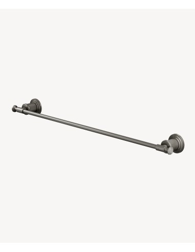 Porte-serviette simple mural Nickel brossé - Hera