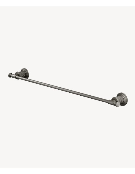 Porte-serviette simple mural Nickel brossé - Hera