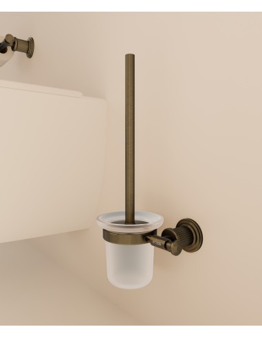 Porte-balai WC mural en Bronze  - Hera