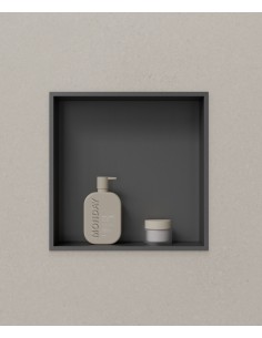 Niche encastrable Kroos Gin metal 30*30cm /Acier inoxydable PVD
