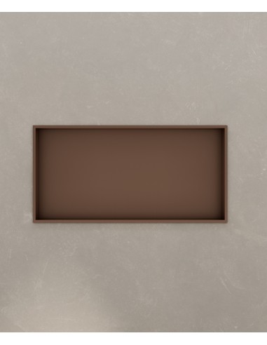 Niche murale de salle de bain en acier inoxydable - Or rose brossé