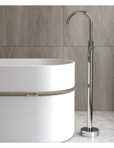 Robinet mitigeur bain monocolonne Chromé - Corbeau