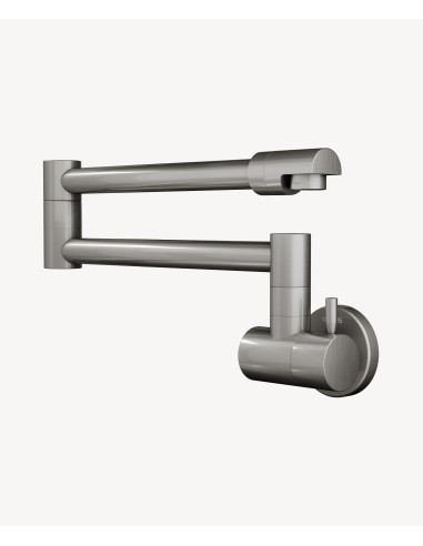 Mitigeur de cuisine mural eau froide Nickel brossé - Corbeau