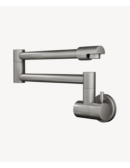 Mitigeur de cuisine mural eau froide Nickel brossé - Corbeau