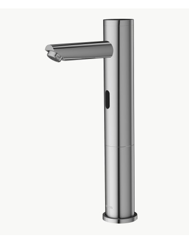 Mitigeur vasque automatique en laiton, eau froide, Chromé - Corbeau
