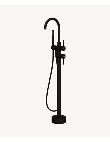 Robinet mitigeur bain-douche sur pied Noir - Corbeau