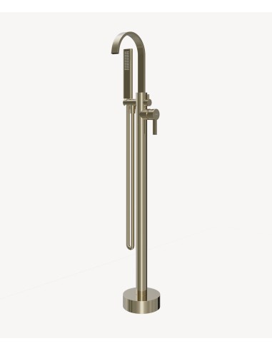 Robinet mitigeur de bain & douche au sol Champagne - Fiumina