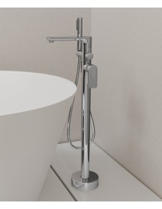 Robinet de baignoire sur pied Chromé - Nunki