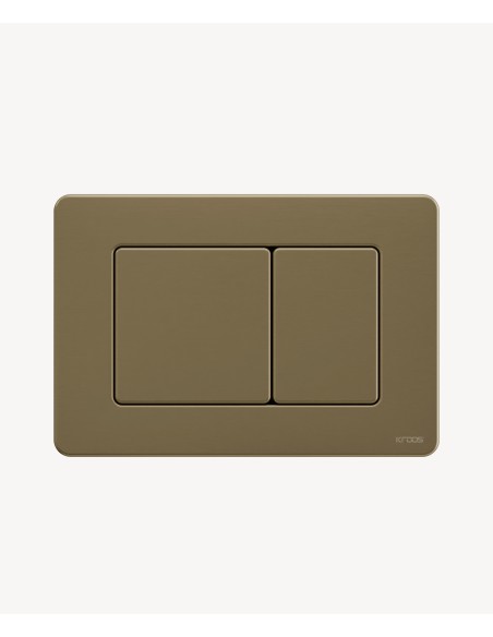 Plaque de déclenchement en acier pour bâti-support Sigma Geberit, Doré brossé