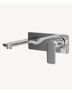 Mitigeur lavabo encastré Chromé - Nunki