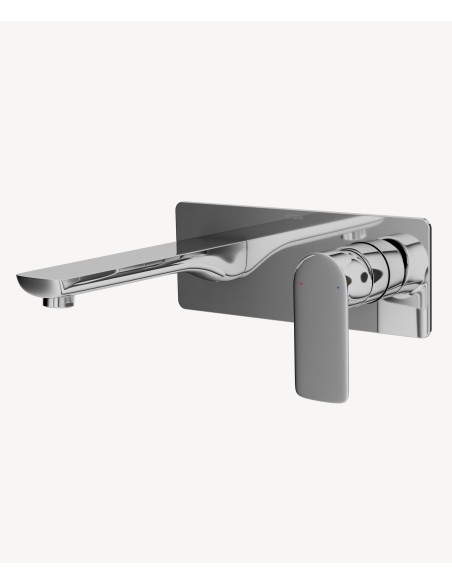 Mitigeur lavabo encastré Chromé - Nunki