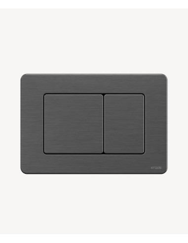 Plaque de déclenchement en acier pour bâti-support Sigma Geberit, Gun métal