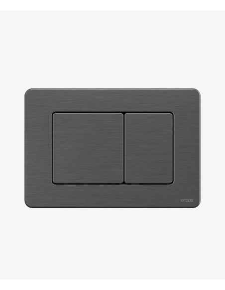 Plaque de déclenchement en acier pour bâti-support Sigma Geberit, Gun métal
