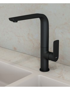 Robinet mitigeur d'évier Noir - Nunki