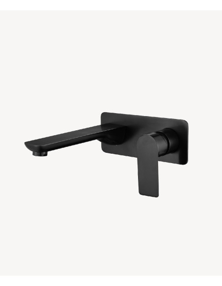Mitigeur lavabo encastré Noir - Nunki