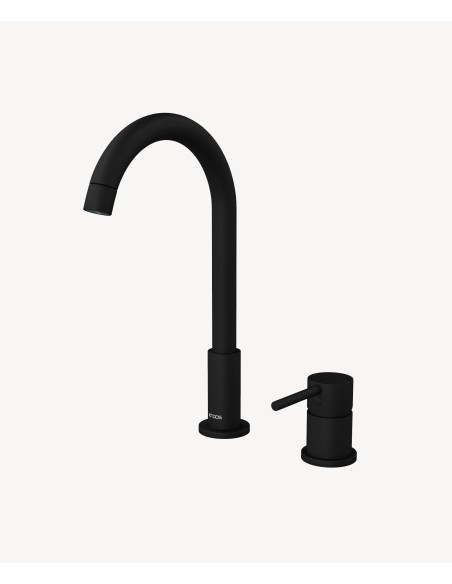 Mitigeur de lavabo 2 trous Noir - Corbeau
