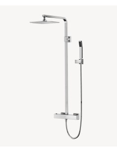 Colonne de douche thermostatique chromé moderne - Sirius