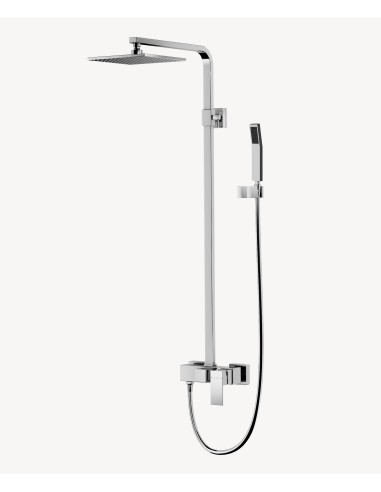 Colonne de douche mitigeur chromée - Sirius