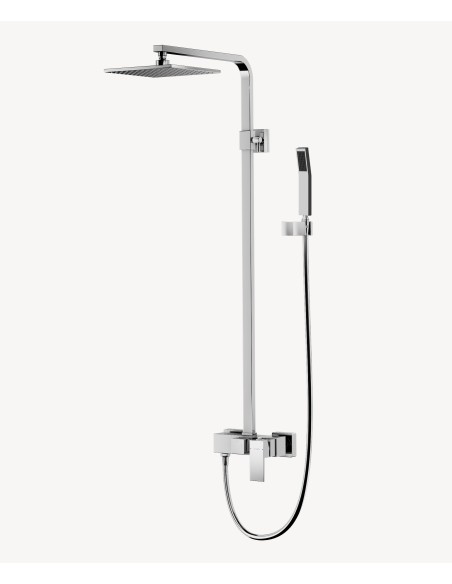 Colonne de douche mitigeur chromée - Sirius