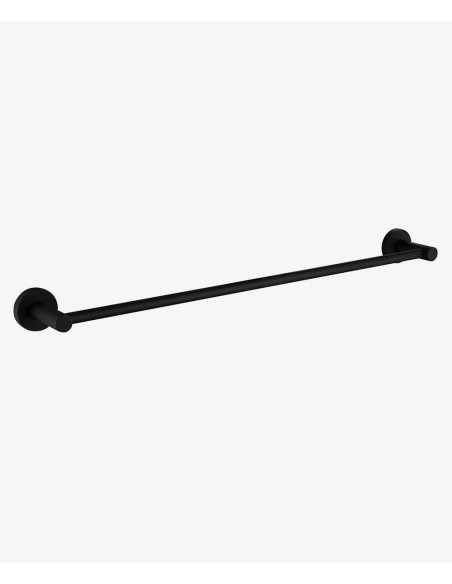 Porte serviettes simple Noir - Corbeau
