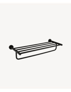 Rack porte serviettes mural Noir- Corbeau
