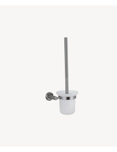 Porte-balai WC Nickel brossé - Corbeau