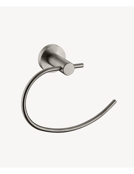 Anneau porte serviette Nickel brossé - Corbeau