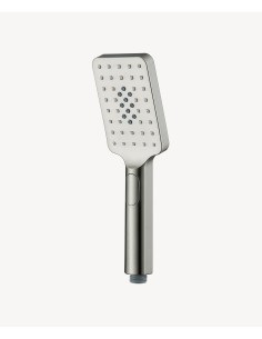 Douchette à main rectangle à deux jets - Nickel brossé