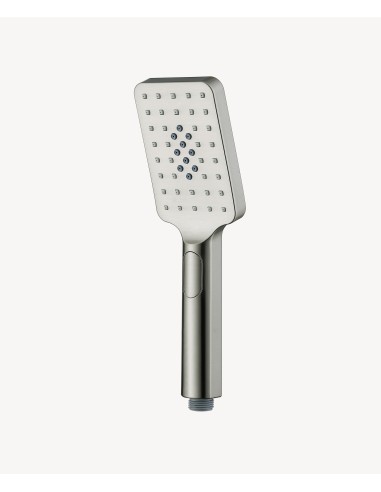 Douchette à main rectangle à deux jets - Nickel brossé