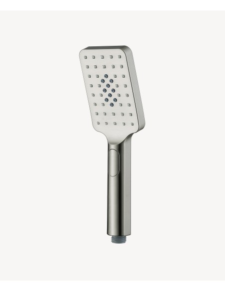 Douchette à main rectangle à deux jets - Nickel brossé