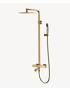Colonne bain douche thermostatique Dorée - Sirius