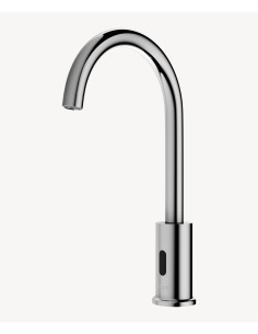 Robinet lavabo automatique haut , eau froide Chromé - Corbeau