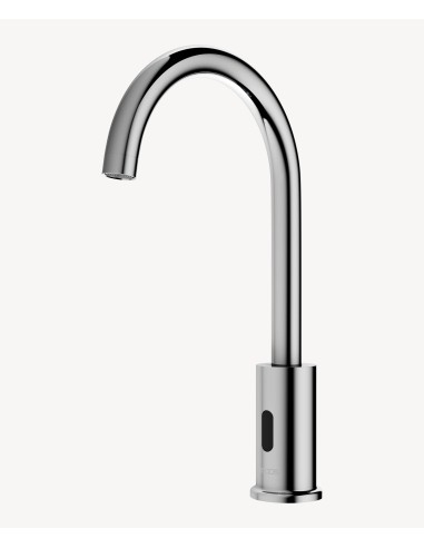 Robinet lavabo automatique haut , eau froide Chromé - Corbeau
